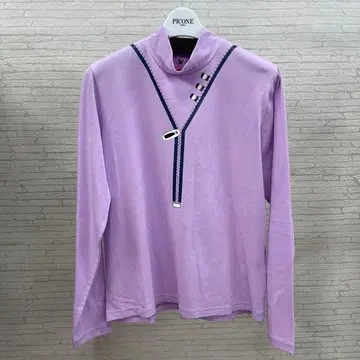 PICONE 라벤더 터틀넥 셔츠