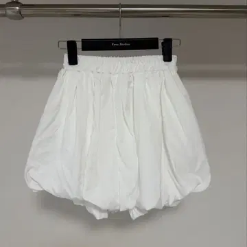 화이트 벌룬 스커트 팬츠 L 사이즈