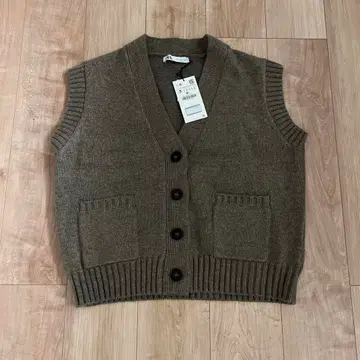 새상품 ZARA 니트 베스트 S