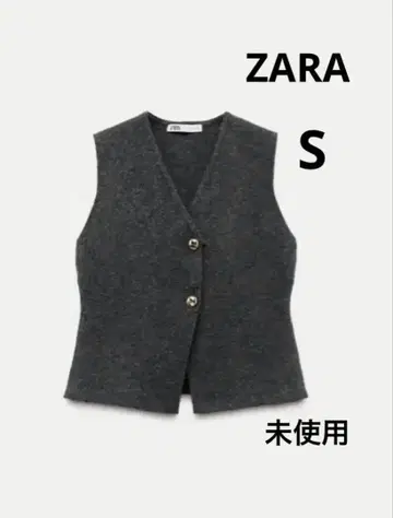 ZARA 가을/겨울 니트 베스트 S 미사용 새상품
