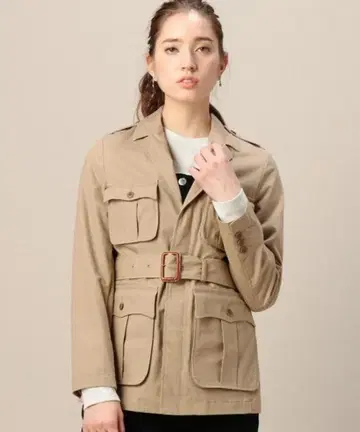 뷰티 앤 유스 유나이티드 애로우즈 사파리 자켓 36 M