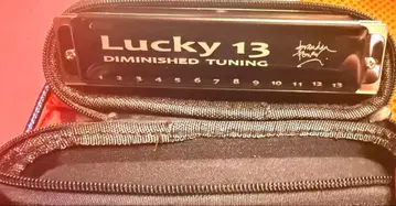 Lucky 13 Bass Blues Harmonica C