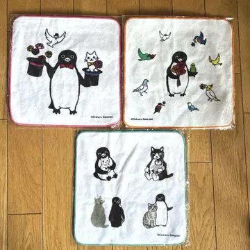 사카자키 치하루 미니 핸드 타월 미니 타월 타월 손수건 Suica 펭귄