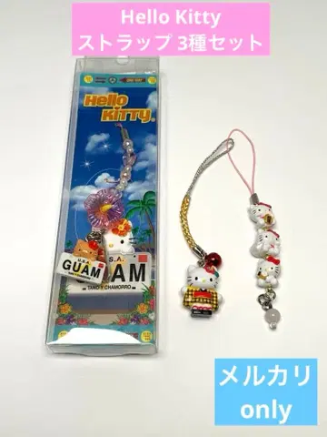 Hello Kitty 스트랩 3종 세트