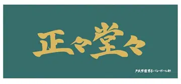 하이큐 10주년 가로 현수막 페이스 타월 노헤비 학원 고교