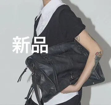 Fancy club 벨트 가죽 백 블랙 새상품