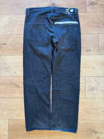 당시물 2002년제 일렉트릭 코티지 블랙 데님 팬츠