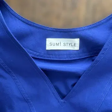 [새상품급] SUMI STYLE 스미스타일 롱 원피스 파랑 반팔