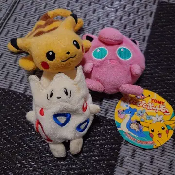 타미힐피거 쿠타쿠타 포켓몬 봉제 인형 세트 레트로