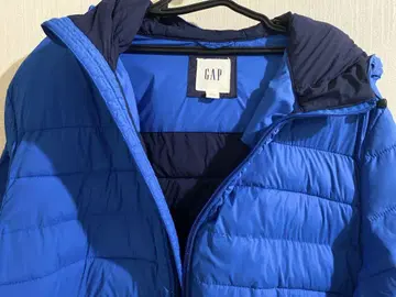 [ GAP ] 갭 점퍼 파란색 자켓 후드 부착