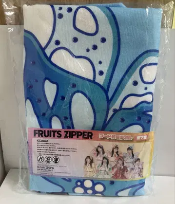 마나카 마나 FRUITSZIPPER 후드 부착 타월 후르츠 지퍼