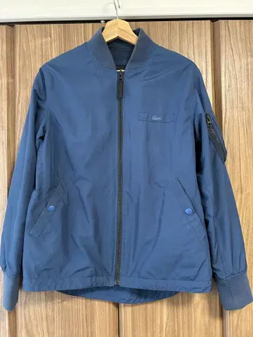LACOSTE 블루 MA-1 자켓