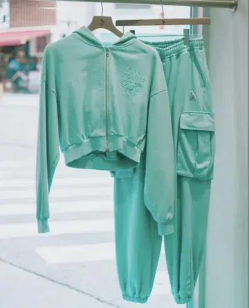 FR2 복숭아 셋업 후드티 맨투맨