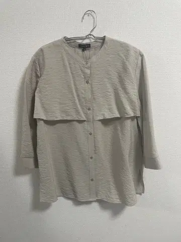 인디비 새상품 오부 소매 블라우스