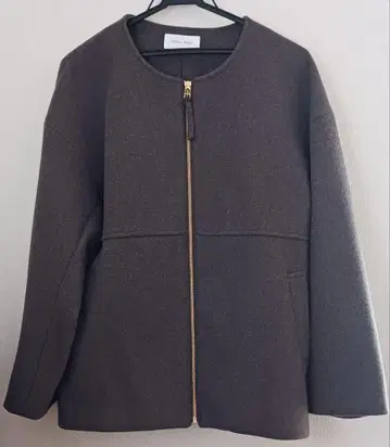 GLOBAL WORK 노카라 자켓 다크 브라운 Msize
