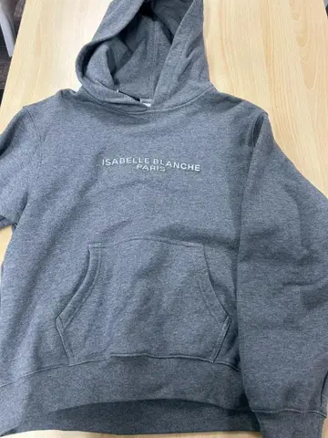 ISABELLE BLANCHE 그레이 후드티