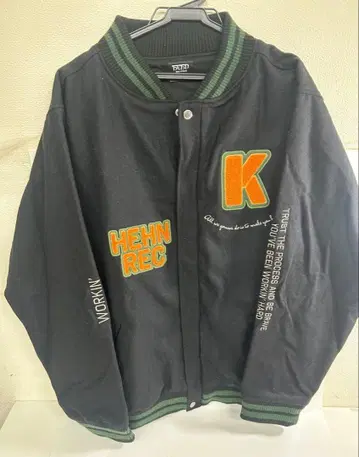 후지이 카제 Workin' Hard 바시티 자켓 XL