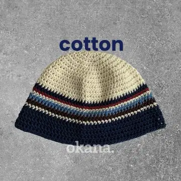 ivory80 크러셔 모자 핸드메이드 크로셰 모자 비니 Y2K