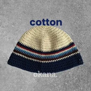 ivory80 크러셔 모자 핸드메이드 크로셰 모자 비니 Y2K