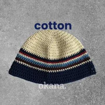 ivory80 크러셔 모자 핸드메이드 크로셰 모자 비니 Y2K