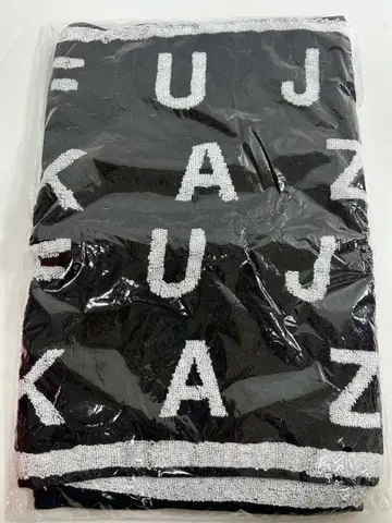 [ 미사용 ] 후지이 카제 HEHN 타월 블랙