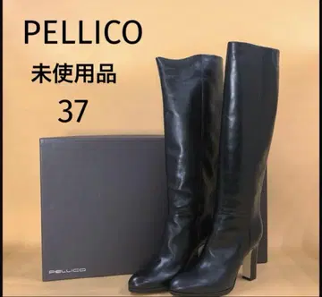 가을 미사용품 PELLICO 펠리코 롱 부츠 힐 부츠
