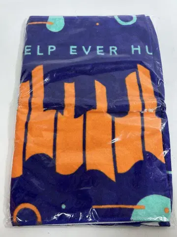 [ 미사용 ] 후지이 카제 POP HEHN 타월 피아노 퍼플