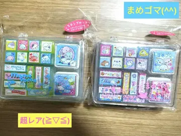 초 레어 마메고마 스탬프 세트
