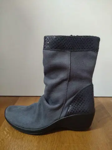 아르코페디코 그레이 스웨이드 느낌 부츠 23cm