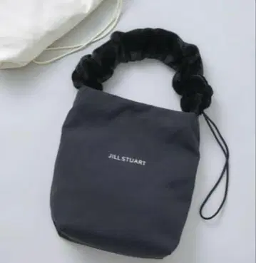 질스튜어트 인조 모피 핸들 비 프리 라지 토트백 블랙