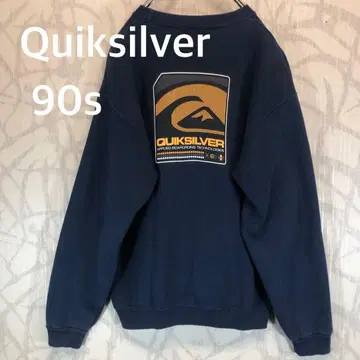 퀵실버 Quiksilver 90s 맨투맨 백 로고 R