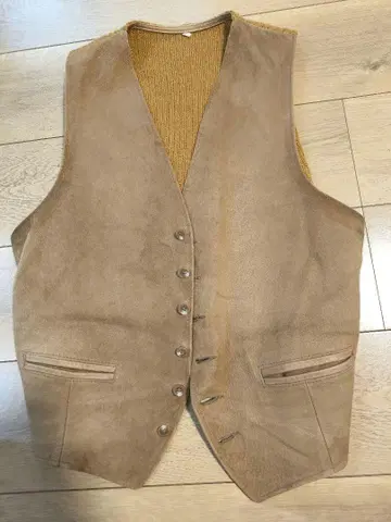 영국 ENGLAND 제 가죽 스웨이드 니트 베스트 DENTS