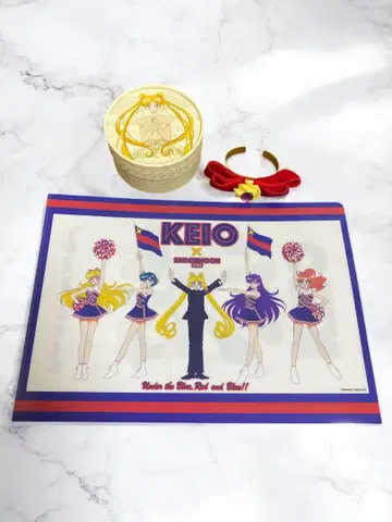 세일러문 카페 큐포트 게이오 연합 산타회 기념품