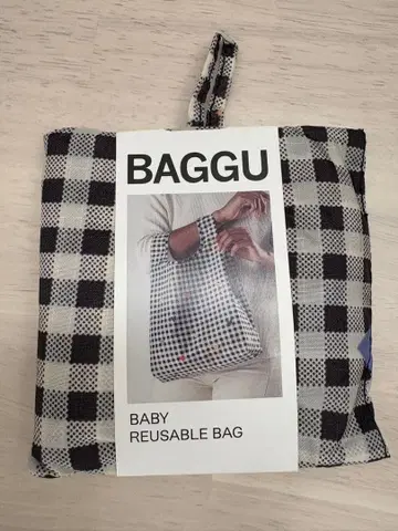 미사용 새상품 BAGGU Baby 깅엄하트