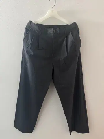 무인양품 건조하기 쉬운 이지 턱 와이드 팬츠 XL MUJI