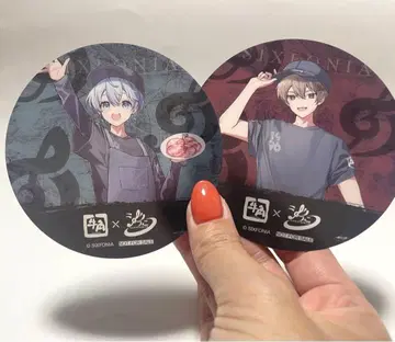 시쿠포니 규각 콜라보 코스터 2장 세트