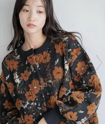 로리즈팜 플라워 가디건 LS
