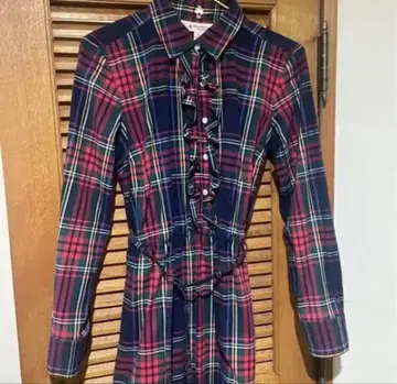 가격 인하 완료 브룩스브라더스 체크 원피스