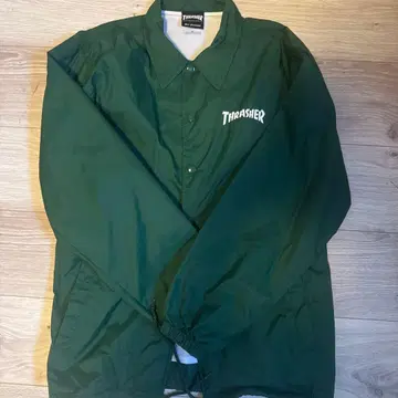 THRASHER 그린 나일론 자켓
