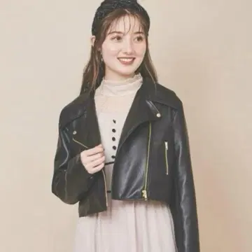 34 Sens de mode 블랙 라이더 자켓
