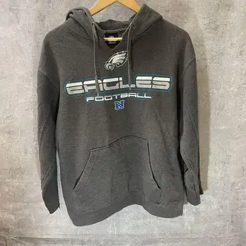 미국 빈티지 의류 NFL Eagles 후드티 그레이 사이즈 L