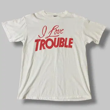 1994 I Love TROUBLE T셔츠 XL 무비 화이트