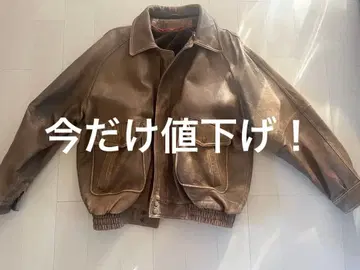 A-2 플라이트 자켓 램 가죽