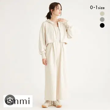 emmi atelier 후드티 x 베어 올인원 세트