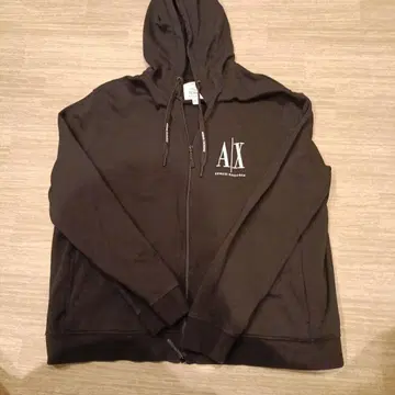 Armani Exchange 후드티 XXL 블랙