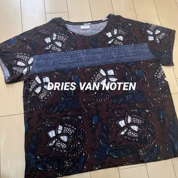 DRIES VAN NOTEN 15aw 페이즐리 리프 티셔츠 L