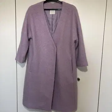 LOWRYS FARM 라벤더 롱 코트 M