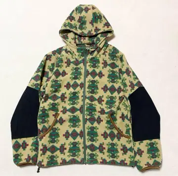 BEAMS x Phatee WEAR 후드티 M 올 패턴 더블 지퍼 헴프