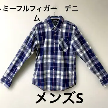 HILFIGER DENIM 타미힐피거 데님 긴팔 체크 셔츠 S