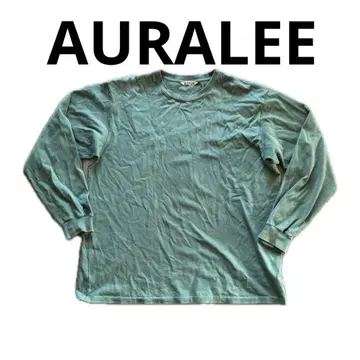 오라리 롱T 긴팔 셔츠 AURALEE 3 남성용 S
